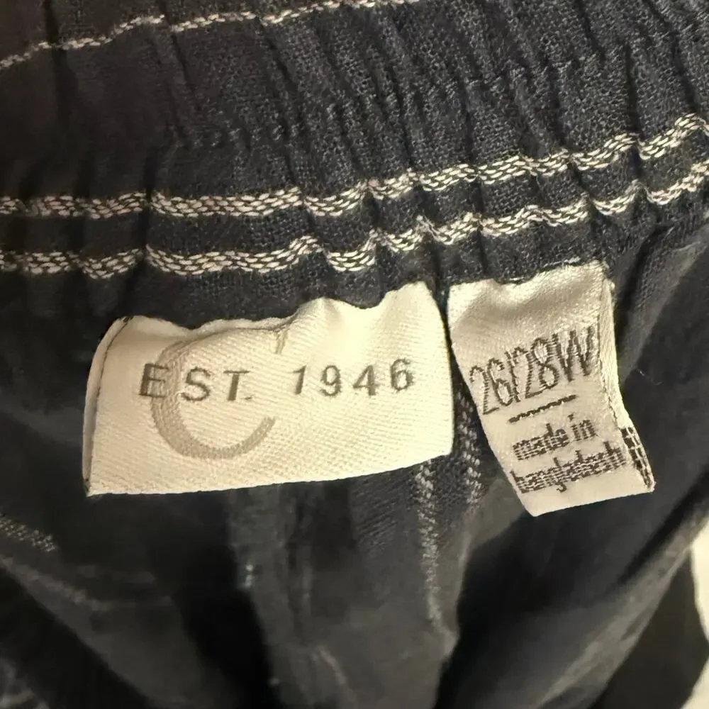 CATO Palazzo Pants Size 26/28 in Navy Blue and Cream - Picture 6 of 6